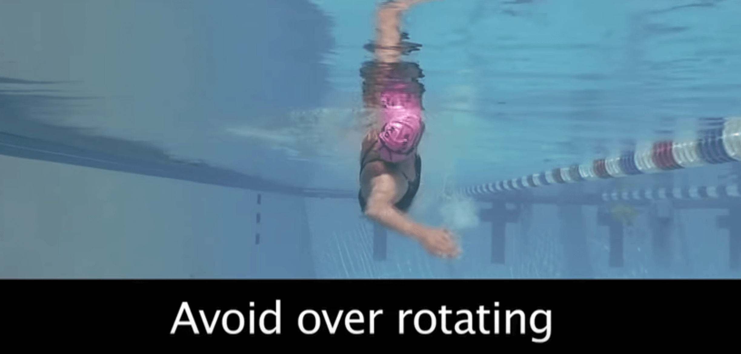 Avoid over rotating during freestlye